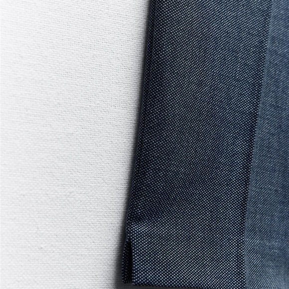 Zara Blue JOGGER WAIST PANTS NWT Size XXL 
Mid-rise tapered pants back elastic - Picture 9 of 9